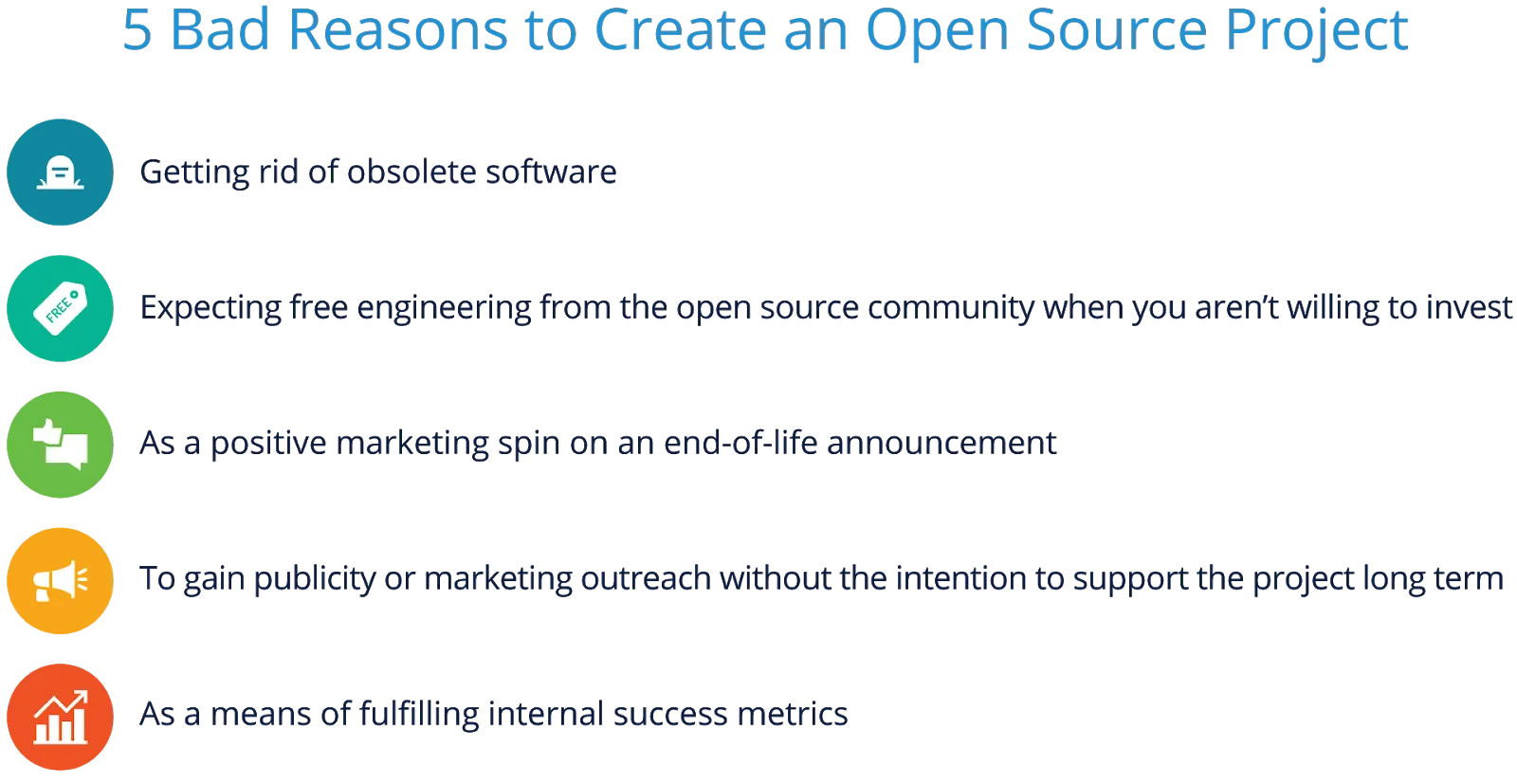 Bad Reasons to Create Open Source Projects